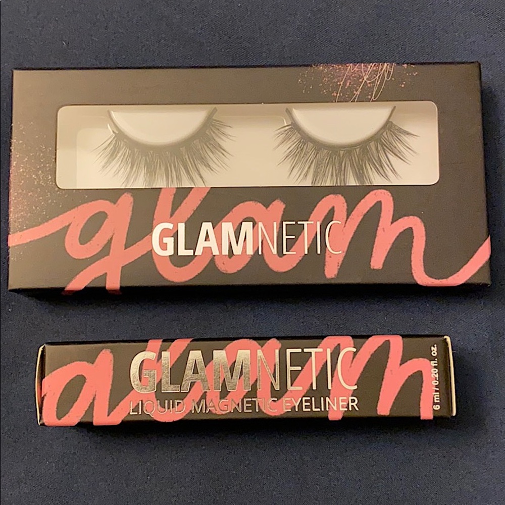 BNIB Glamnetic Lashes and Liquid Magnetic Eyeliner